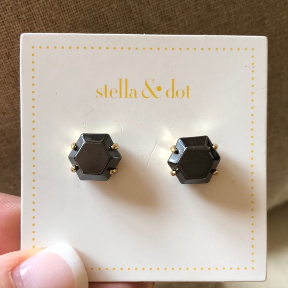 Stella & Dot Jewelry - Gunmetal toned studs Stella & Dot Jewelry - Gunmetal toned studs